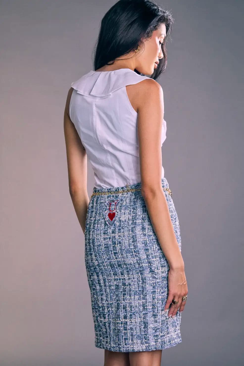 IZABEL FALDA MIDI 1