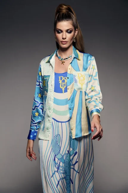 Mermaid Camisa Udoit para Mujer