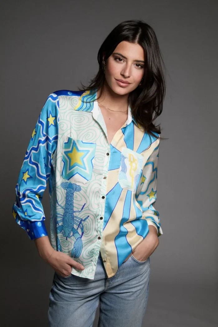 Mermaid Camisa Udoit para Mujer