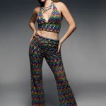 Rainbow TOP Udoit para Mujer